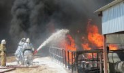 Пожар на нефтебазе в ЮКО ликвидировали шесть часов