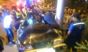 Смертельная авария на Саина в Алматы: Людей вытаскивали спасатели