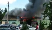В столичном микрорайоне Чубары произошел пожар