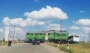В Жезказгане тепловоз столкнулся с автобусом