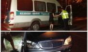 В Алматы с погоней задержали девушку - угонщицу Mercedes