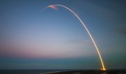Возвращаемая ракета Falcon 9 с японским спутником полетела к орбите