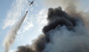 В Алматы потушили пожар на барахолке