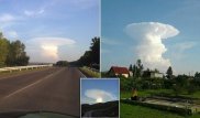 Пользователей перепугало странное облако недалеко от границы Казахстана
