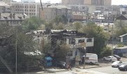 Кафе в Астане тушили 60 пожарных