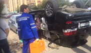 Водитель перевернувшегося в Астане внедорожника не уступил дорогу - предварительная версия ДВД