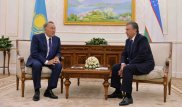 Назарбаев встретился с ВРИО президента Узбекистана Шавкатом Мирзиеевым