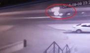 Жуткое ДТП близ элитного комплекса в Астане попало на камеру