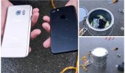 Что произойдет, если погрузить на глубину iPhone 7 и Samsung Galaxy S7
