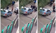 Неизвестные подрались с полицейскими в Аксае. Очевидец снял видео