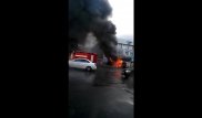 В одной из донерных Семея произошел пожар