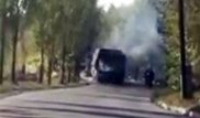 Из горевшего в Алматы автобуса эвакуировали более 10 детей
