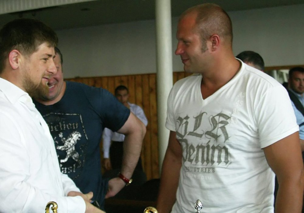 Рамзан Кадыров и Федор Емельяненко. © rsport.ru