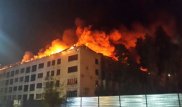 В Алматы загорелась гостиница "Жетысу"
