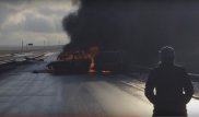 В автокатастрофе с пожаром на трассе в Акмолинской области пострадали четыре человека