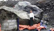 На руднике в Бирме раскопали 175-тонный самородок