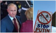 Хватит бомбить Сирию: Путина негостеприимно встретили в Берлине