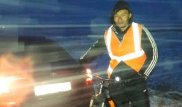 Житель Шымкента в честь юбилея РК доехал до Астаны на велосипеде