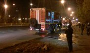 Автомобиль сгорел при крупном пожаре в Алматы