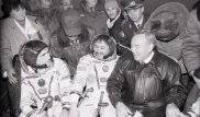 Опубликовано архивное фото Назарбаева с космонавтами