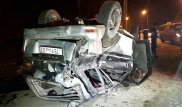 ДТП с переворотом в Алматы: Маленький ребенок находится в тяжелом состоянии