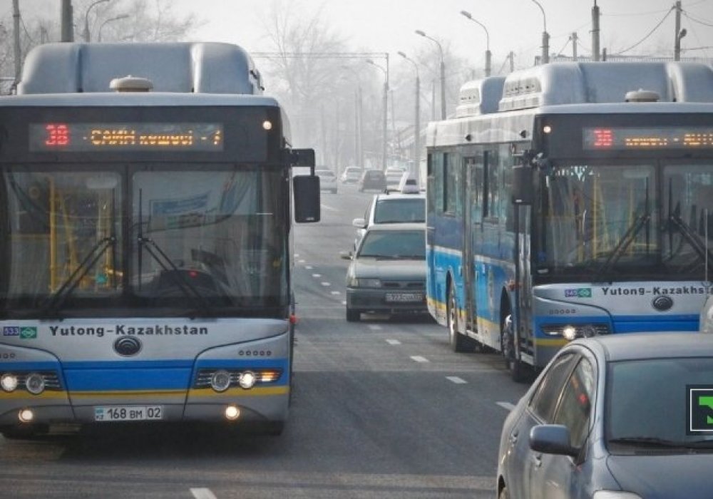 Автобусы на газе. Фото ©tengrinews.kz