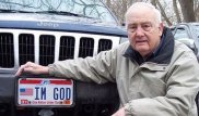 В США атеист судится с властями из-за номерного знака IM GOD