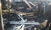 По факту пожара на рынке поселка  ЮКО проводится расследование