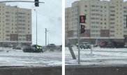 Полицейские Астаны помогли водителю сломавшегося авто