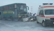 Четыре человека погибли в ДТП с участием рейсового автобуса в Акмолинской области