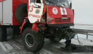 Машина спасателей пострадала при аварии на трассе Астана-Боровое