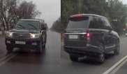 Курьез на Кульджинке: На регистратор попали два разных авто с одинаковыми номерами