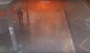 Появилось видео взрыва у станции метро в Москве