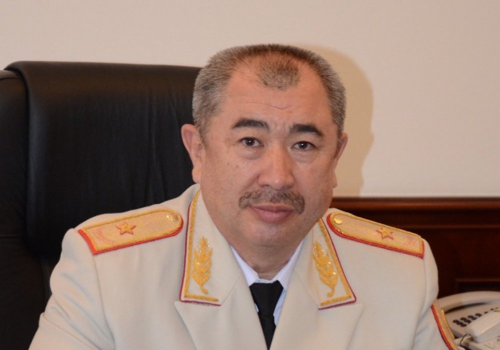 Вице-министр Ерлан Тургумбаев. Фото пресс-службы МВД