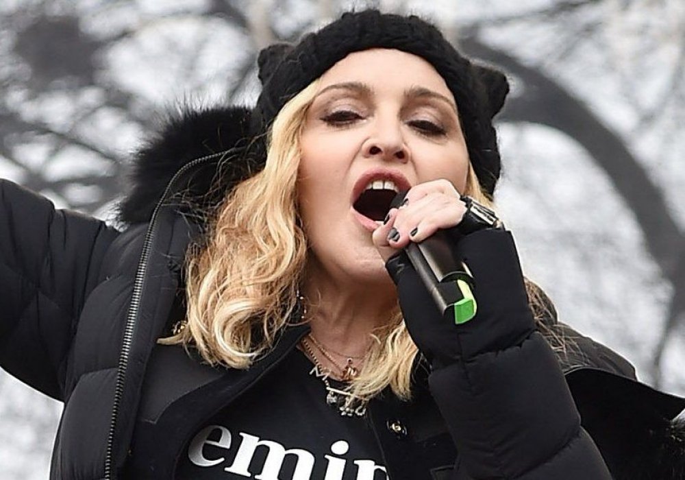 Мадонна на акции протеста "Женское движение". © Fox News