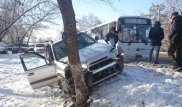Еще одно ДТП с участием автобуса произошло в Алматы
