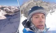 Американский лыжник записал на камеру свое падение с 45-метровой скалы