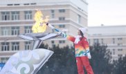 В Алматы стартовала Эстафета огня Универсиады-2017