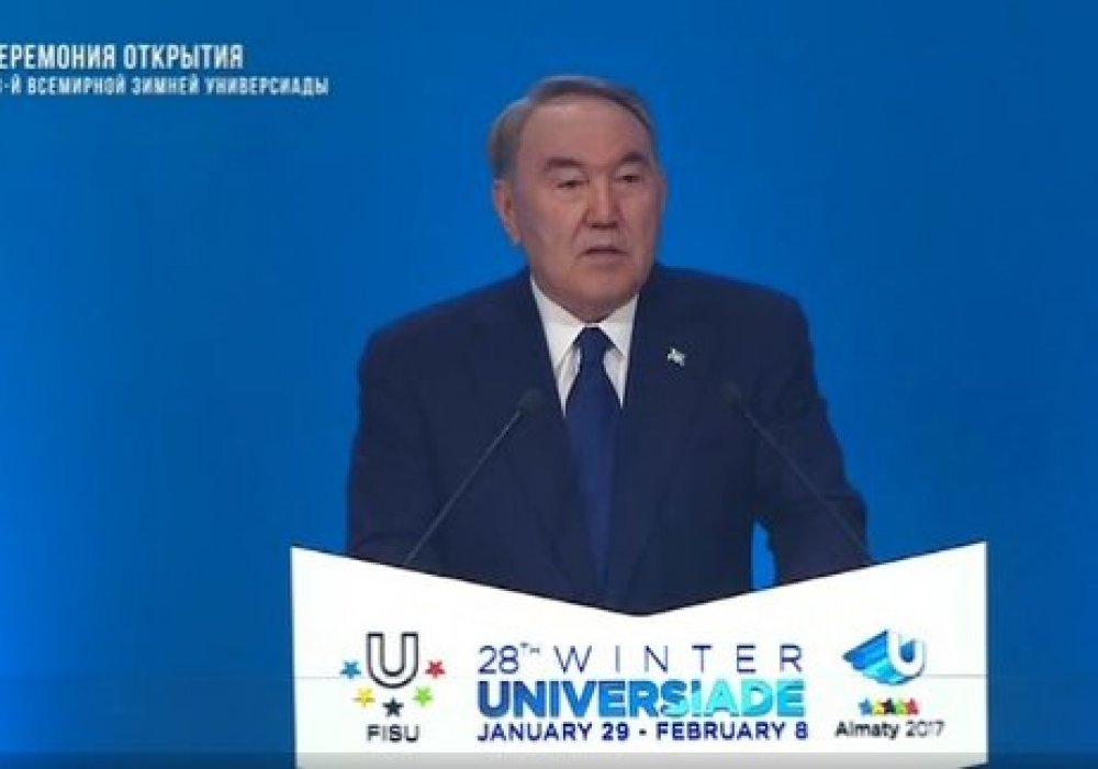 Скриншот трансляции на телеканале "Хабар"