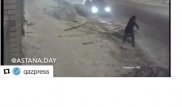 В Астане водитель сбил человека и сбежал с места ДТП