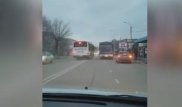 "Байгу" автобусов в Шымкенте сняли на видео