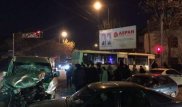 Жуткая авария в Шымкенте: Пассажиры маршрутки вылетали из окон