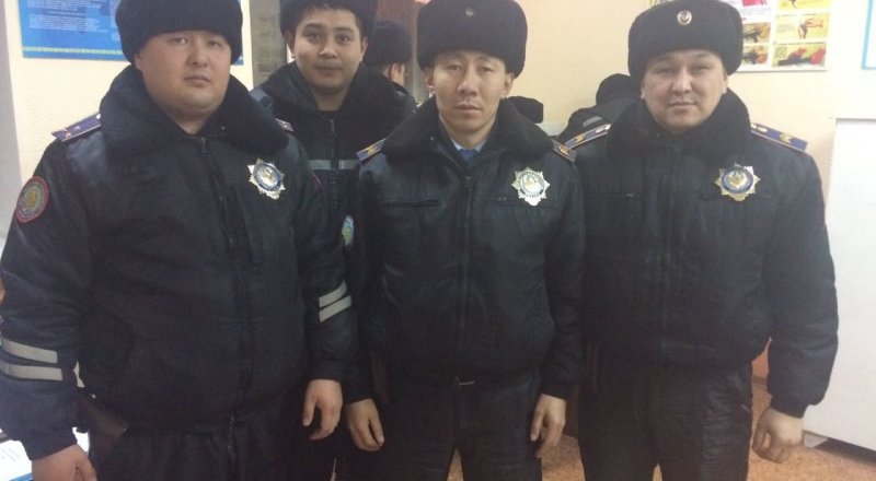 Фото местной полицейской службы ДВД Карагандинской области