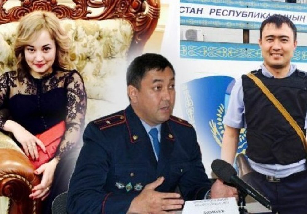 Погибший Мирхат Отчегаров (справа) и супруги Бакыжановы. © Иллюстрация Tengrinews ©