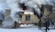 Офис страховой компании, расположенный напротив акимата, загорелся в Кокшетау