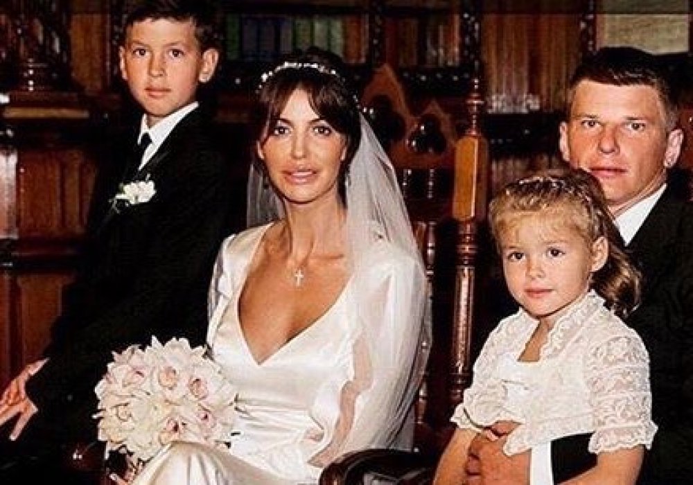 Андрей Аршавин со своей супругой Алисой и ее двумя детьми. © Instagram