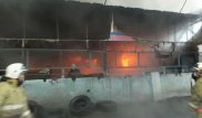 В Алматы сгорели СТО и вулканизация