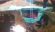 После видео с падающими в Иртыш огромными фрагментами моста оштрафовали строителей