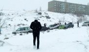 5 авто врезались друг в друга в ВКО