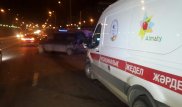 Виновник ДТП в Алматы пытался сбежать с места аварии на такси